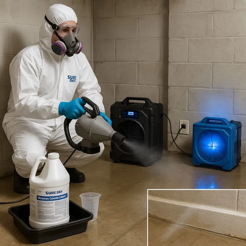 Sanitization and Odor Removal process in West Paris, ME